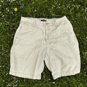 Mens Cream Khaki Shorts Medium